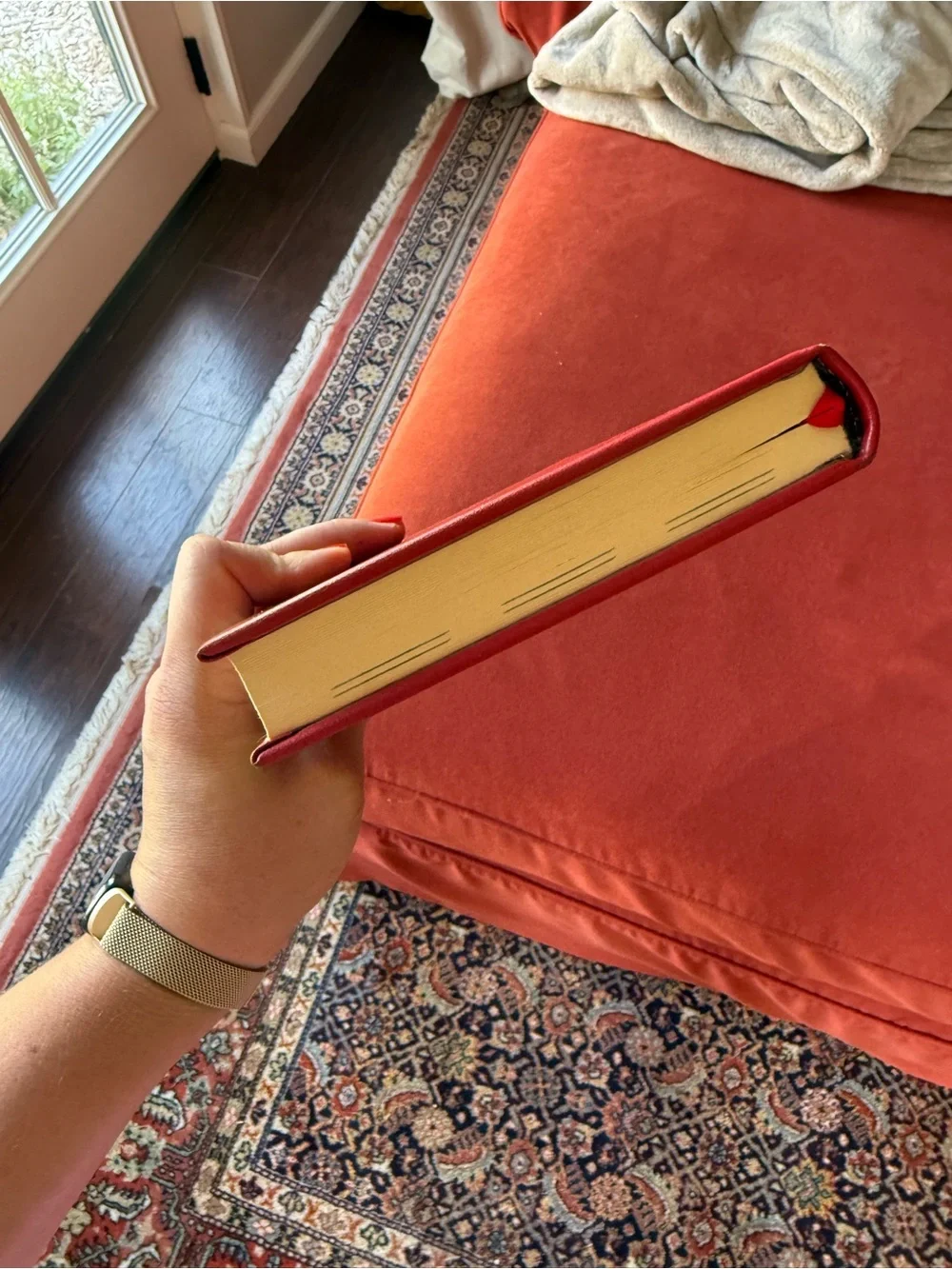 Red Catcher in the Rye leather bound hardback